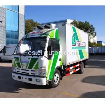 Isuzu pequeño camión de furgoneta refrigerada de 5ton